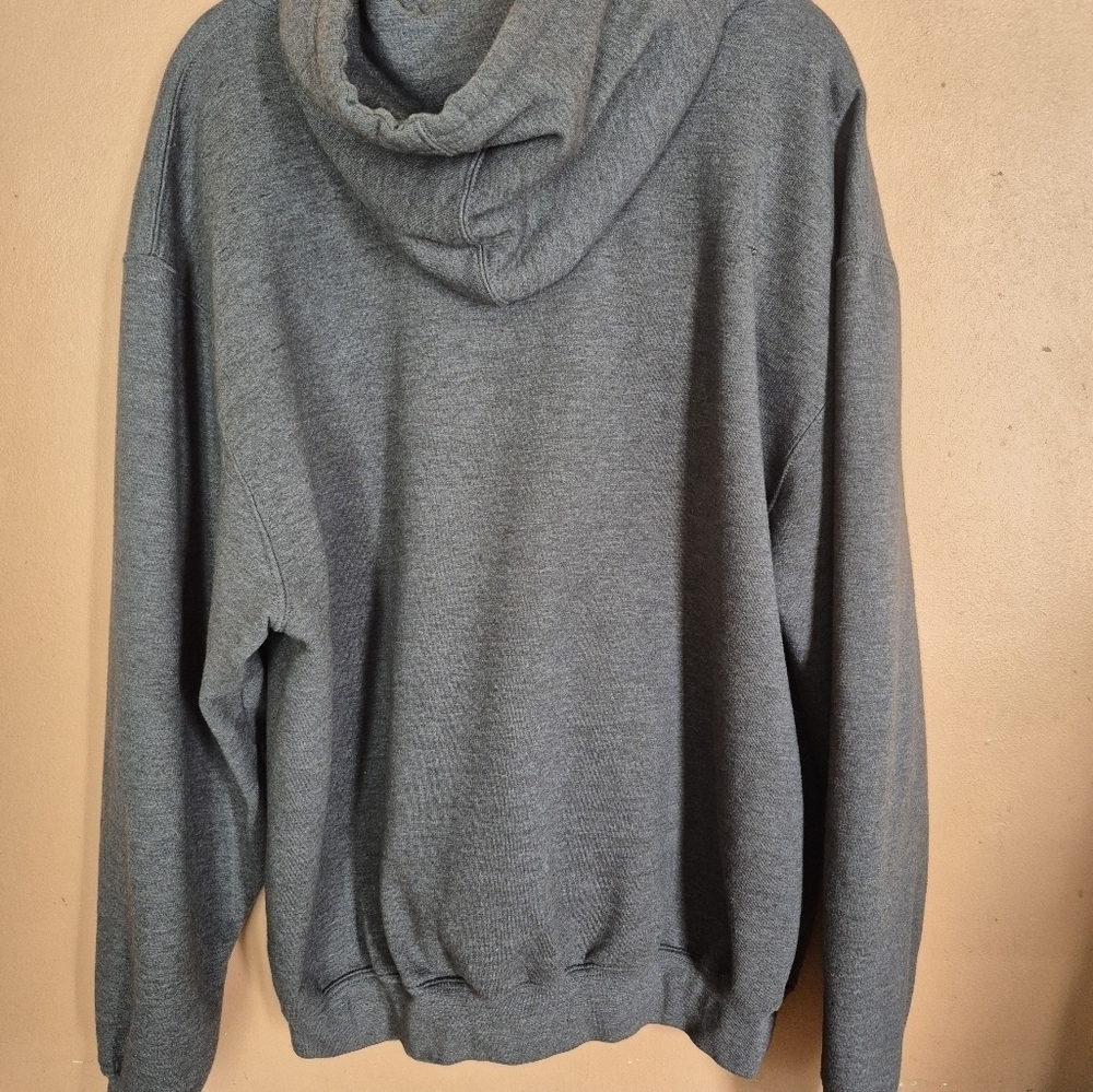 Johnny Cash Hoodie sweatshirt womens size large Heather grey - Picture 3 of 4